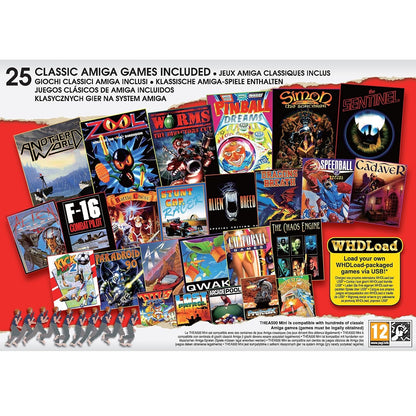 Retro Games The A500 Mini (25 Amiga Games) Console di Gioco 25 Videogames Hdmi