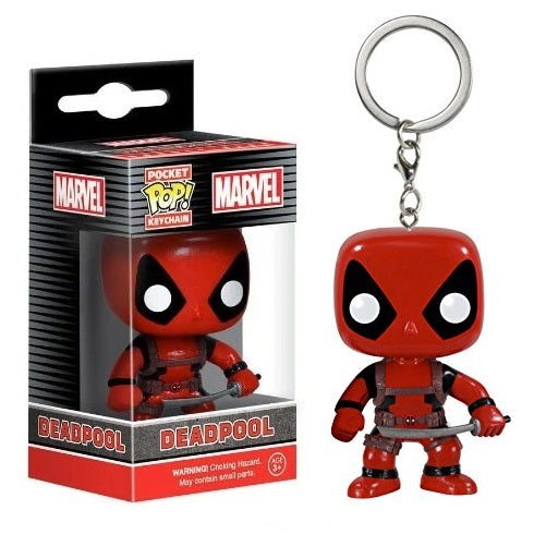 Funko Pop ! Keychain Pocket Marvel - (Deadpool) Portachiavi Vinyl Figure 9Cm