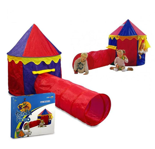 Tenda Circo Igloo Per Bambini + Tunnel Pieghevole Tubo Giochi Casetta Giardino