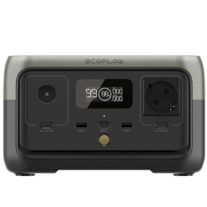 Ecoflow River 2 Power Station Generatore Solare Portatile 256Wh Wifi/Bluetooth