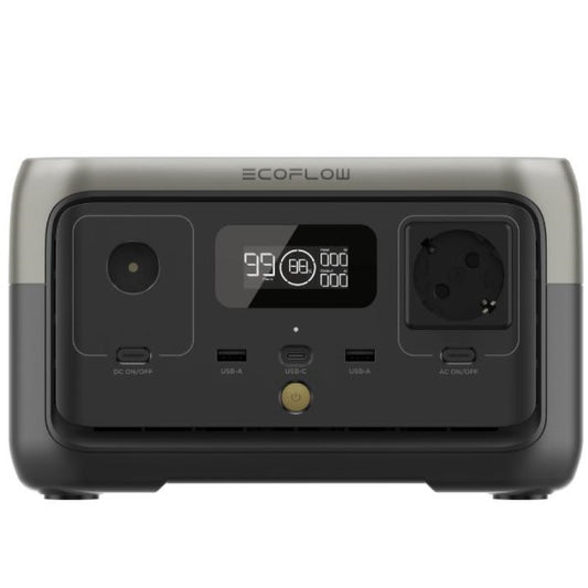 Ecoflow River 2 Power Station Generatore Solare Portatile 256Wh Wifi/Bluetooth