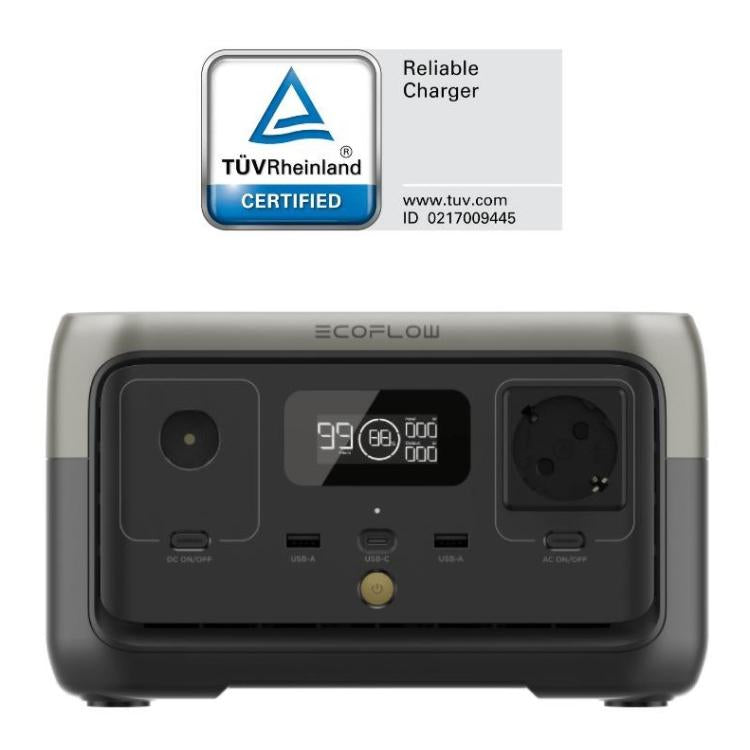 Ecoflow River 2 Power Station Generatore Solare Portatile 256Wh Wifi/Bluetooth