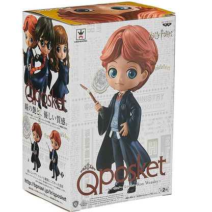 BANPRESTO Q POSKET HARRY POTTER - RON WEASLEY STATUA BANDAI ACTION FIGURE 14CM