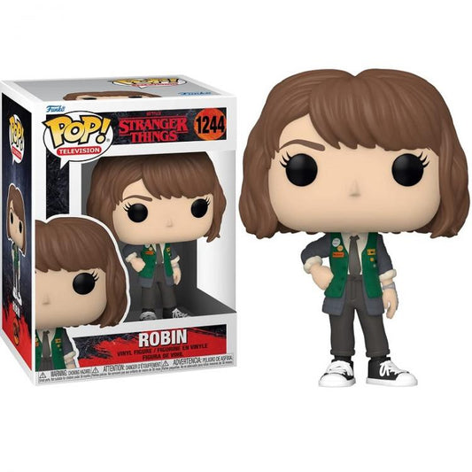 Funko Pop Television Netflix Stranger Things S4 - Robin 1244 Vinyl Figure Movie