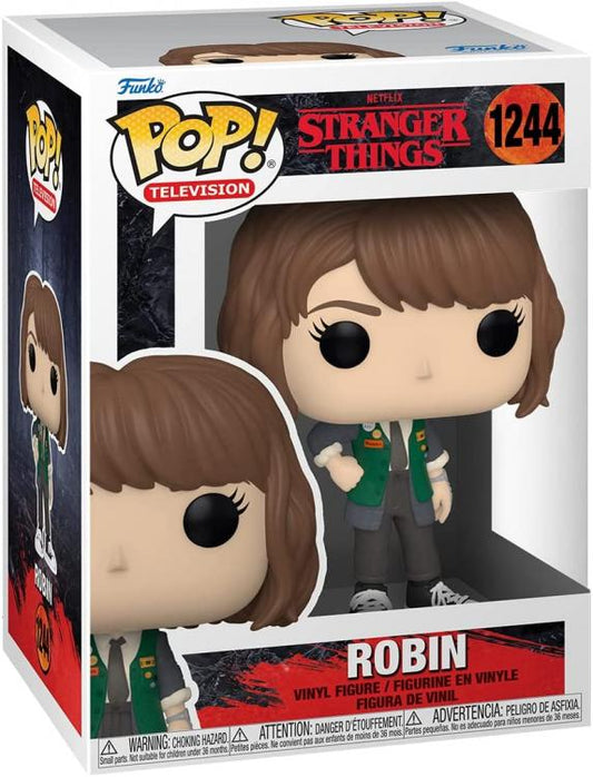 Funko Pop Television Netflix Stranger Things S4 - Robin 1244 Vinyl Figure Movie