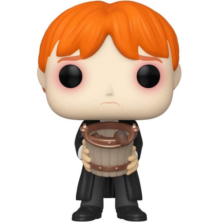 Funko Pop ! Harry Potter - Ron Weasley (114) Puking Slugs W / Bucket Figure 9Cm