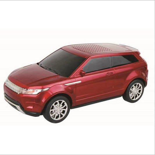 AKAI RANGE ROVER EVOQUE SPEAKER BLUETOOTH AUX USB CASSA STOP LED PORTATILE ROSSO
