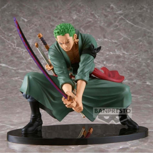 BANPRESTO ONE PIECE COLOSSEUM IV (RORONOA ZORO) FIGURE PVC 13CM BANDAI SCULTURES