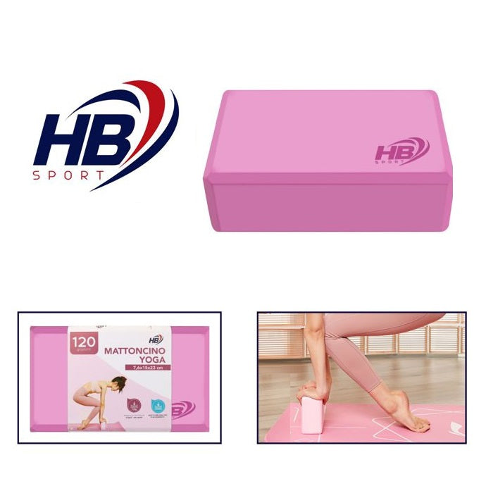 Mattoncino Yoga Schiuma Blocchi Per Esercizio Fitness Pilates Mattonella | Rosa