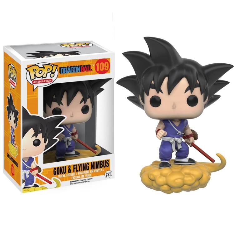Funko Pop ! Animation Dragon Ball  - (109) Goku E Flying Nimbus Figure Vinyl 9Cm