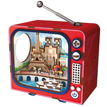 Mathv Puzzle 3D Vintage TV Paris Nourishes The Soul (MNH0004)