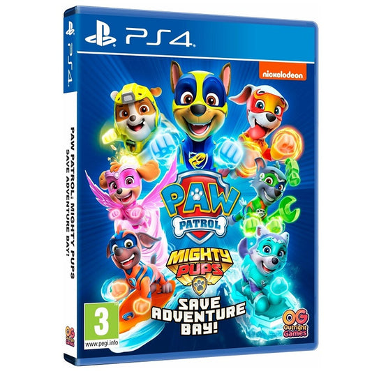 Paw Patrol Mighty Pups: Save Adventure Bay Ps4 Gioco Italiano Eu Playstation 4
