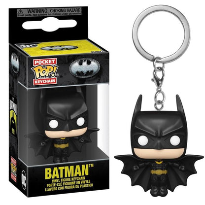 Funko Pop ! Keychain Pocket Dc Batman - (Batman) Portachiavi Vinyl Figure 4Cm