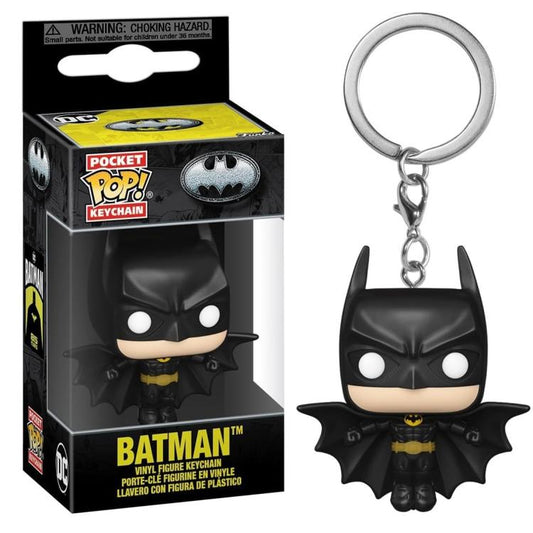 Funko Pop ! Keychain Pocket Dc Batman - (Batman) Portachiavi Vinyl Figure 4Cm