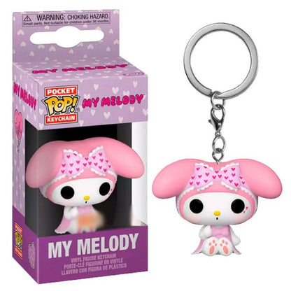Funko Pop ! Key Hello Kitty - My Melody (Spring Time) 4Cm Keychain Portachiavi