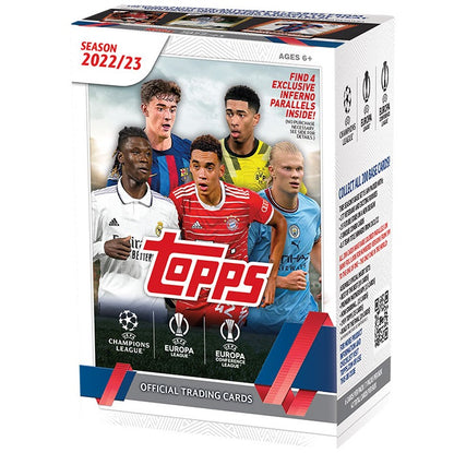 Topps Card Uefa Club Competitions 2022/23 -Pack Da 7 Bustine Card Da Collezione