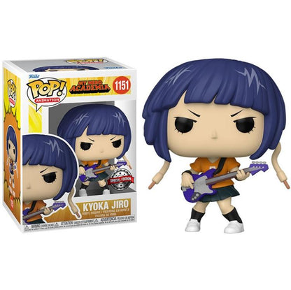 Funko Pop ! Animation My Hero Academia - (1151) Kyoka Jiro W / Guitar Figure 9Cm