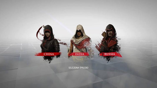 ASSASSIN'S CREED CHRONICLES PS4 GIOCO ITALIANO PLAYSTATION 4 EU PACK 3 EPISODI