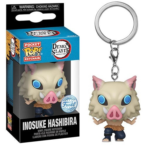 Funko Pop ! Keychain - Demon Slayer (Inosuke 7Th Form) Special Edit Portachiavi