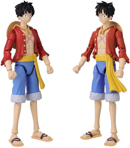 BANDAI | ONE PIECE ANIME HEROES 17cm (MONKEY D. LUFFY) RUFY ACTION FIGURE RUBBER