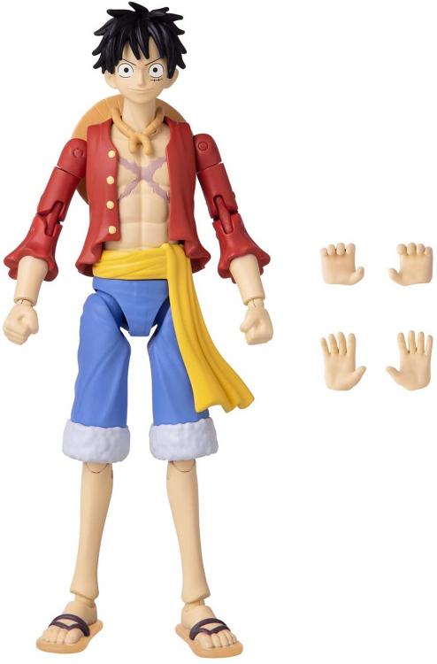 BANDAI | ONE PIECE ANIME HEROES 17cm (MONKEY D. LUFFY) RUFY ACTION FIGURE RUBBER