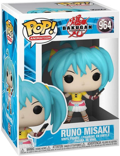 Funko Pop ! Animation Bakugan Battle Brawlers - Runo Misaki (964) Vinyl Figure