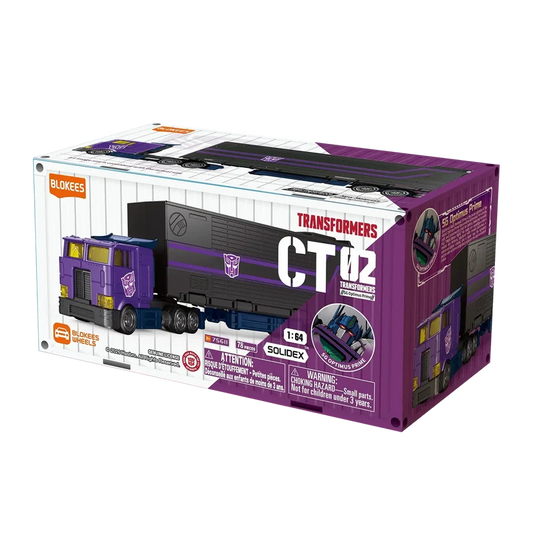 Blokees Transformers - Wheels: CT02 SG Optimus Prime - Veicolo da Collezione Action Figure Truck 75611