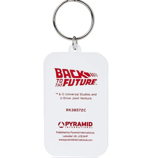 Pyramid Portachiavi Back to the Future - Keychain In Gomma