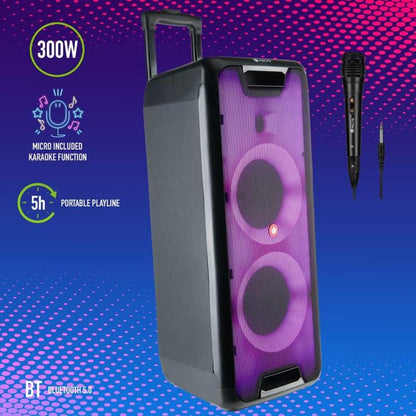 Ngs Speaker Wild Rave2 Portatile Bt Tws +Mic Ricaricabile 300W Cassa Bluetooth