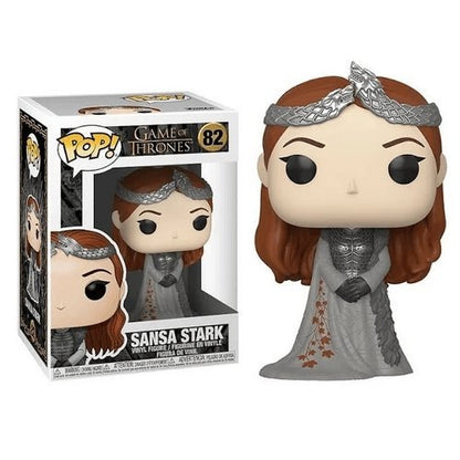 Funko Pop ! Game Of Thrones - Sansa Stark (82) Trono Di Spade Figure 9Cm G.O.T.