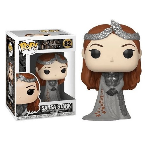 Funko Pop ! Game Of Thrones - Sansa Stark (82) Trono Di Spade Figure 9Cm G.O.T.