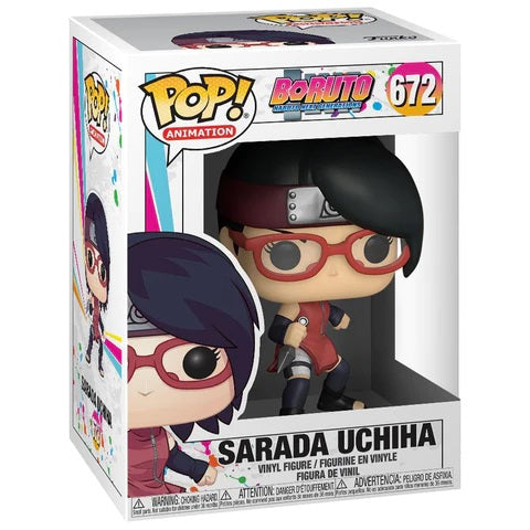 Funko Pop Animation Boruto Naruto Shippuden - Sarada Uchiha (672) Vinyl Figure