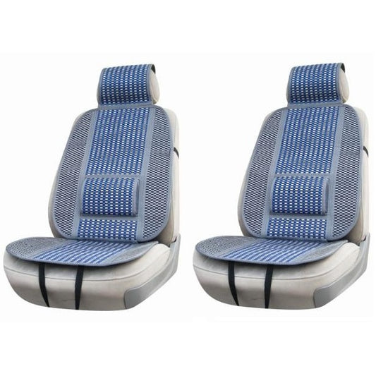 Set Schienali Universali Per Auto Supporto Lombare Coprisedili Traspiranti Blu