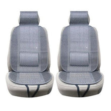 Set Schienali Universali Auto Supporto Lombare Coprisedili Traspiranti Grigio