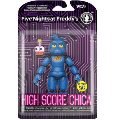 Funko Pop ! Five Nights At Freddy'S - High Score Chica Glows In The Dark Blue