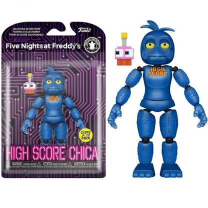 Funko Pop ! Five Nights At Freddy'S - High Score Chica Glows In The Dark Blue