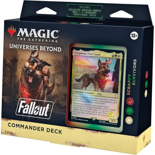 Magic The Gathering: Un. Beyond "Fallout" Commander Deck (Scrappy Survivors) Eng