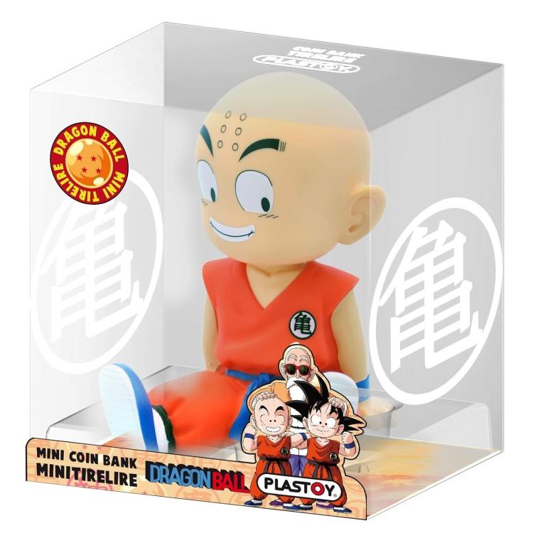 Plastoy Salvadanaio Dragon Ball Z (Crilin) Mini Bank Figure Gadget Merchandising