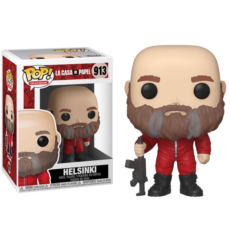 Funko Pop ! La Casa De Papel - (913) Helsinki Figure La Casa Di Carta Vinyl 9Cm