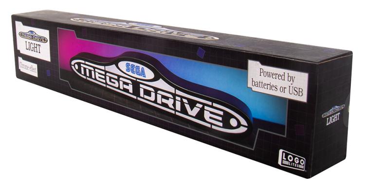 Fizz Lampada Sega Mega Drive Logo Light - Lampada Notturna - Da Tavolo Scrivania