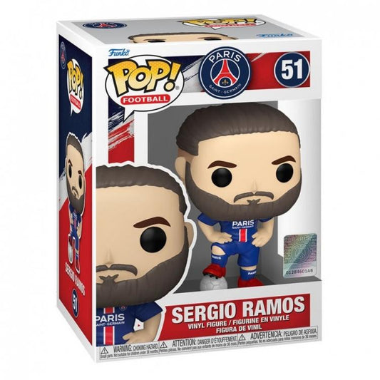 Funko Pop ! Football Paris Saint Germain - Sergio Ramos (51) Psg Vinyl Calcio