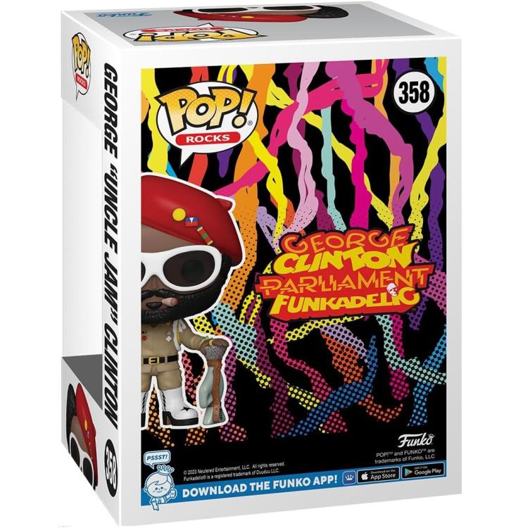Funko Pop ! Rocks George Clinton Parliament - (358) George "Uncle Jam" Clinton