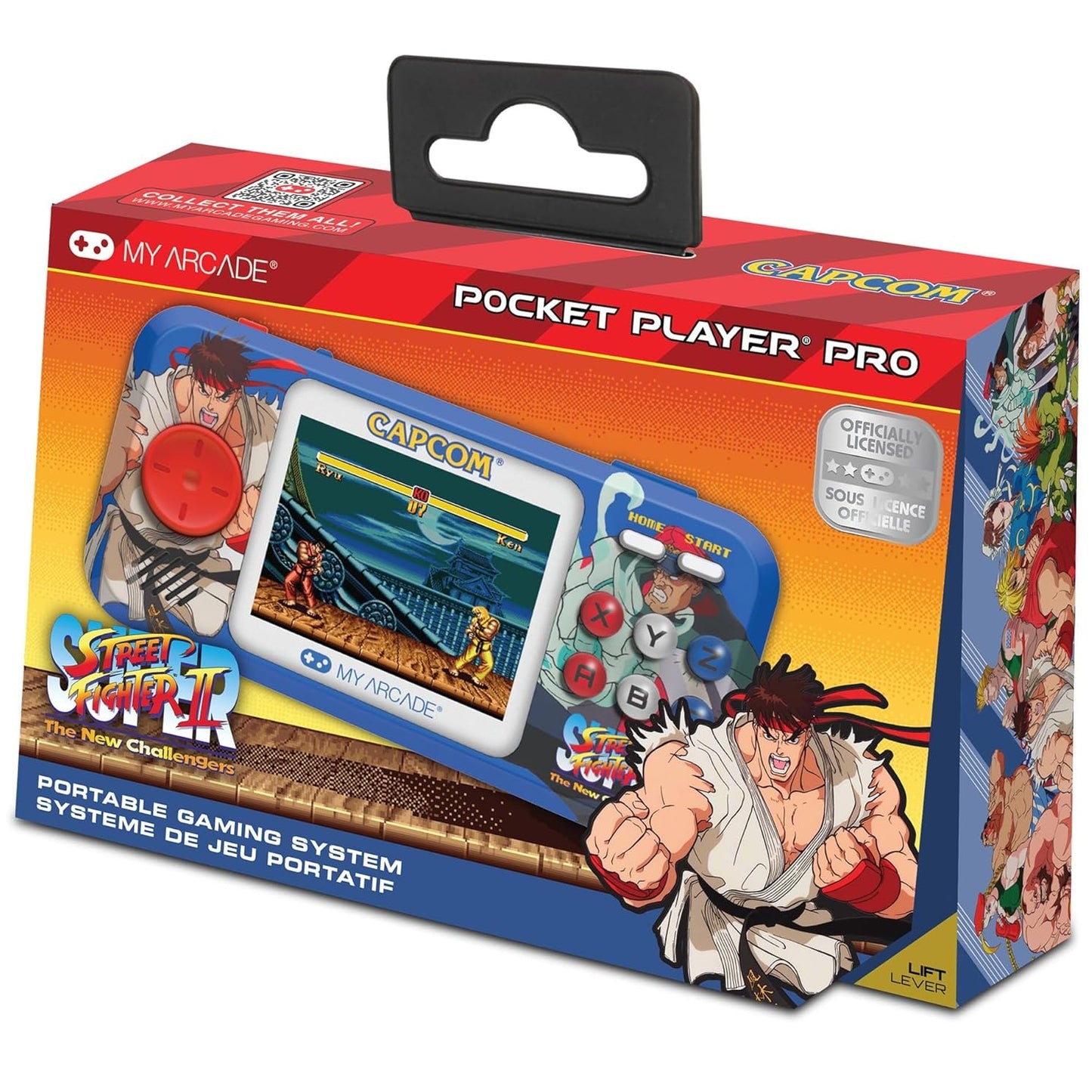 My Arcade Portable Pocket Player Pro (Super Street Fighter II) Console Portatile Retro Game Capcom