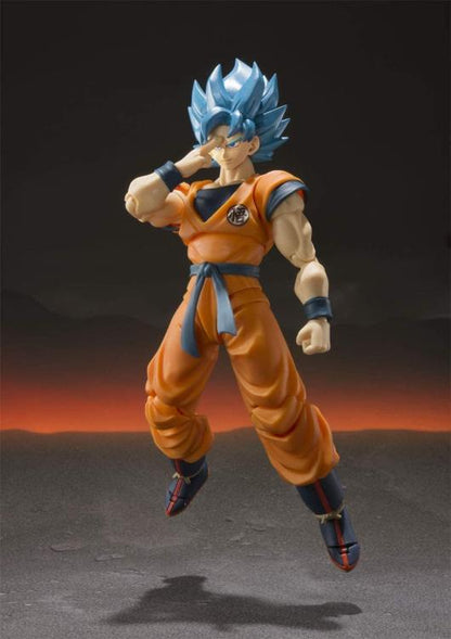 BANDAI SH FIGUARTS : DRAGON BALL SUPER BROLY (SON GOKU) SS GOD SUPER SAIYAN 15CM