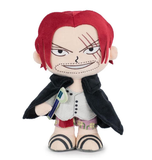 BARRADO PELUCHE - ONE PIECE (SHANKS) PUPAZZO UFFICIALE SUPER SOFT PLUSH 28cm OP