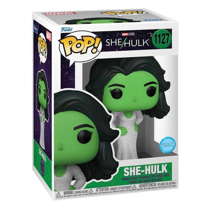 Funko Pop ! Marvel Studios She Hulk - (1127) She-Hulk Gala Dress Glitter Figure