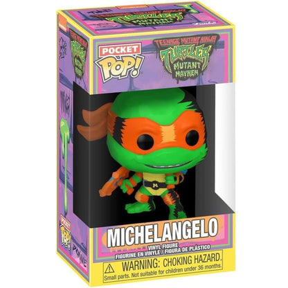 Funko Pop ! Tartarughe Ninja Pocket Tee Tmnt (Michelangelo) Portachiavi+T-Shirt