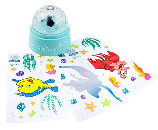 Paladone Disney Princess (La Sirenetta) Lampada Con Stickers Logo Lamp Da Tavolo