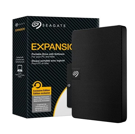 Seagate Expansion +Rescue Hard Disk Esterno 1Tb Hdd Ext 2.5" Memoria Pc Ps4