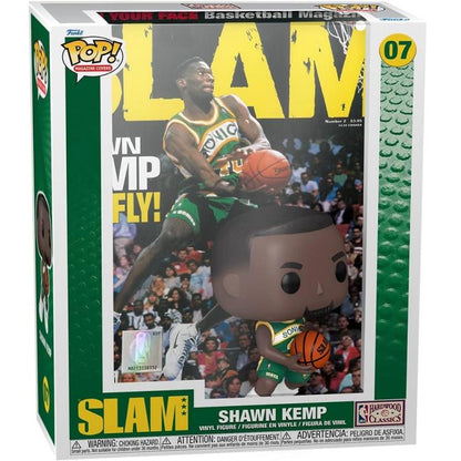 Funko Pop ! Basketball - Magazine Cover : Slam Nba - (07) Shawn Kemp Vinyl 9Cm